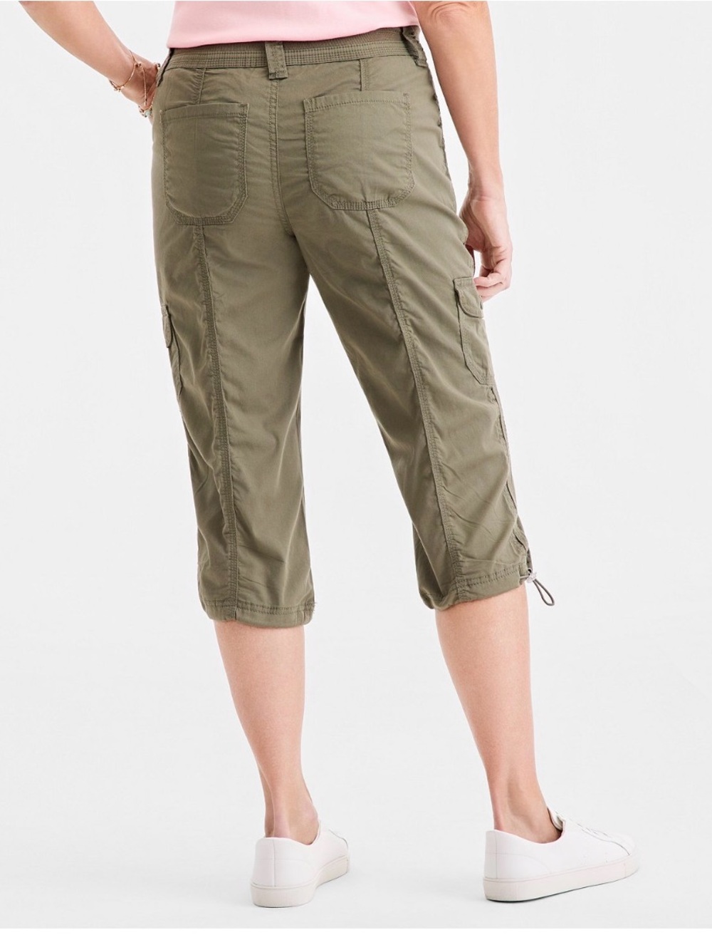 Style & Co. Women's Brown Capris Cargo Pants - Picture 7 of 7